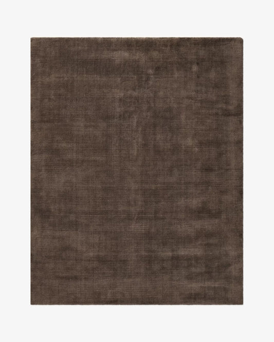 Plush Wool Rug / Chocolate | Popyuli