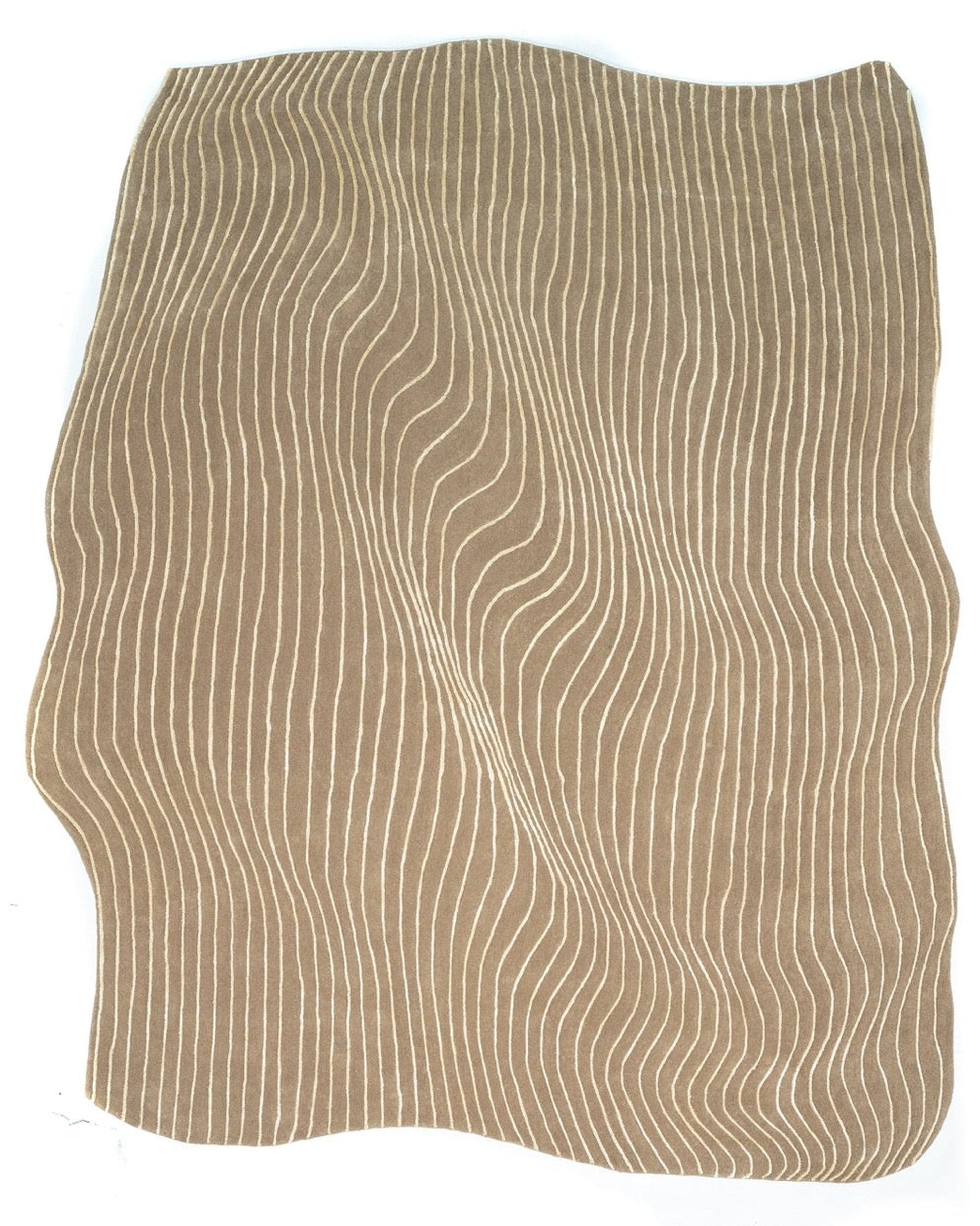 Crinkle Wool & Silk Rug | Popyuli