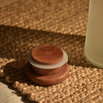 Frosted Hammered Glass Carafe | Handblown India