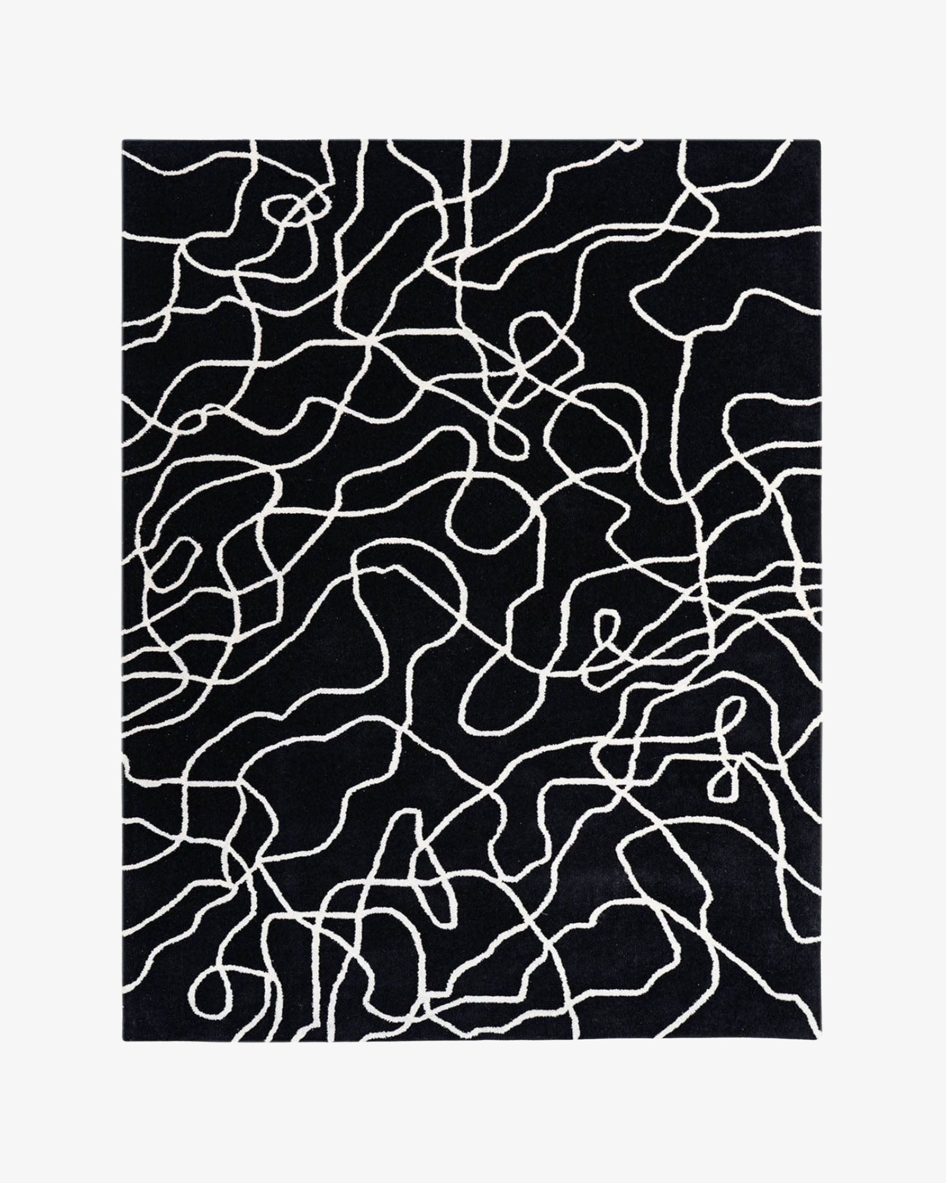 Turmoil Wool Rug | Popyuli