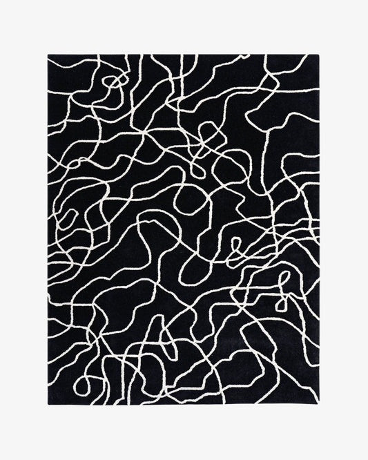 Turmoil Wool Rug | Popyuli