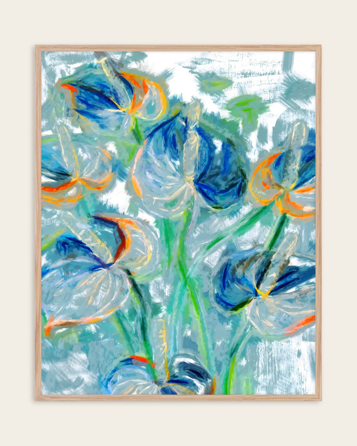 Where Light Gathers — Painterly — Botanical wall art print