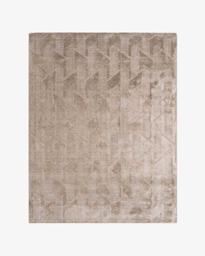 Somber Wool & Silk Rug | Popyuli