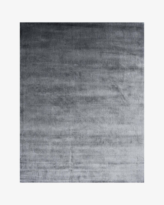 Luma Silk Rug / Charcoal | Popyuli
