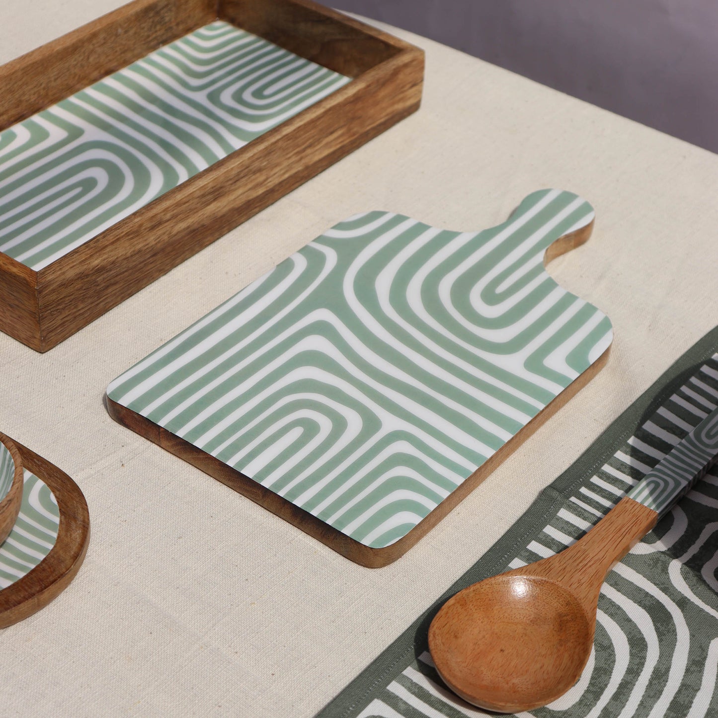Jade Mango Wood Serving Platter