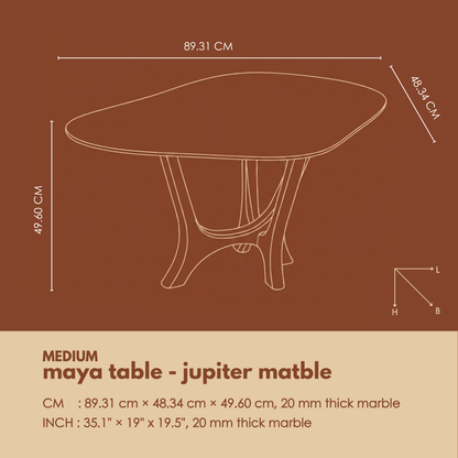 Maya Coffee Table — Jupiter Marble