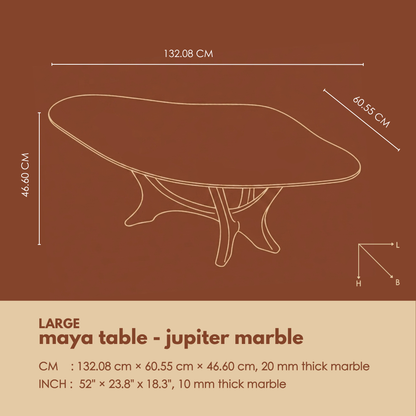 Maya Coffee Table — Jupiter Marble