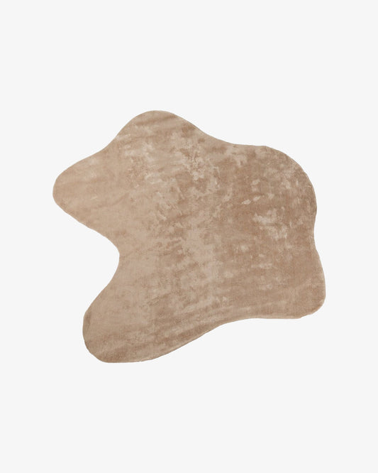 Abstract Silk Rug / Clay | Popyuli