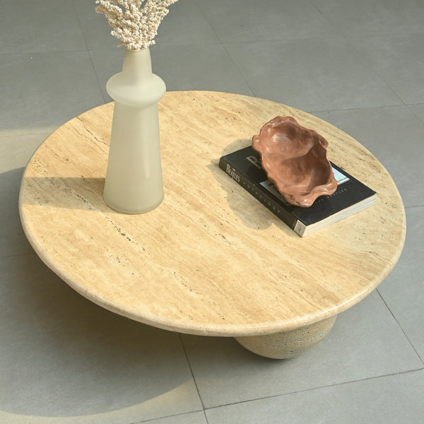 Ceres Coffee Table - Travertine