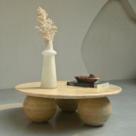 Ceres Coffee Table - Travertine