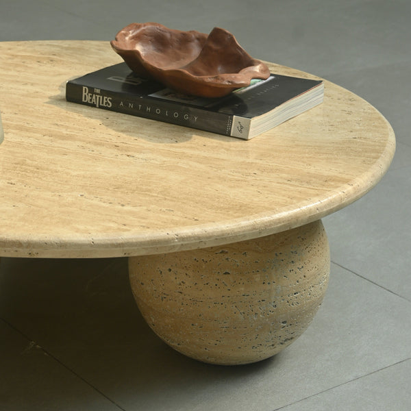 Ceres Coffee Table - Travertine