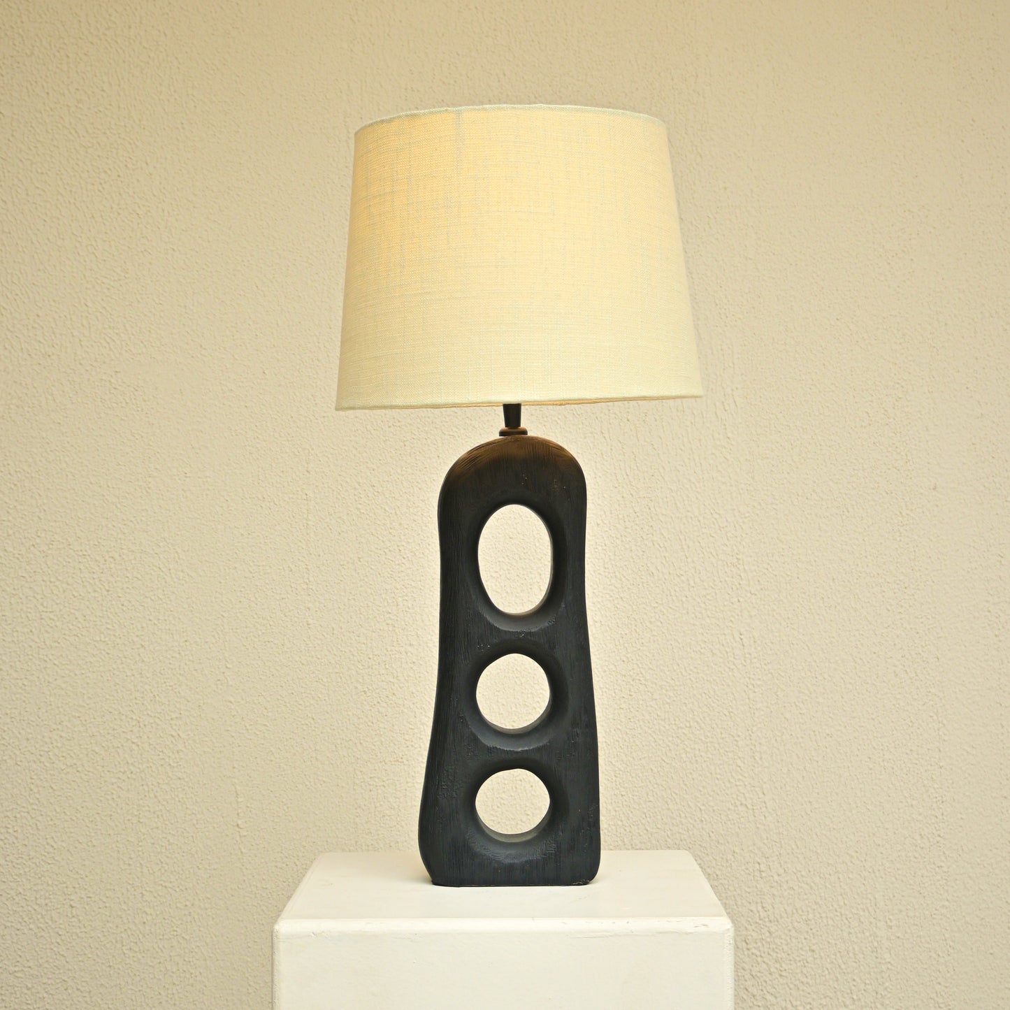 Sculptural Mango Wood Lamp