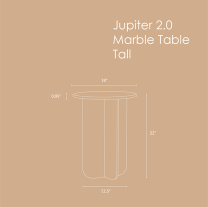 Norge Jupiter Marble Table