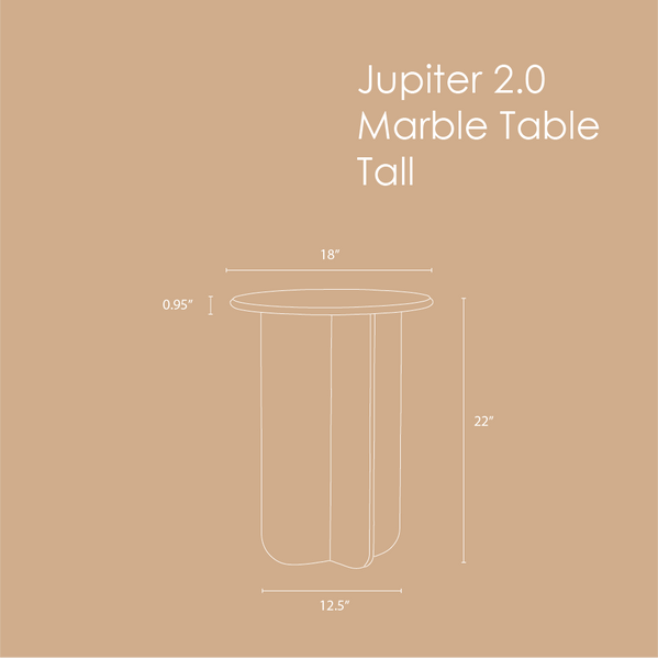 Norge Marble Table - Jupiter