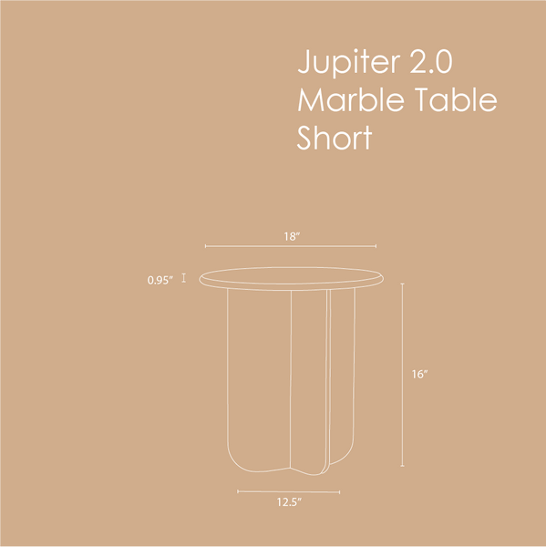 Norge Marble Table - Jupiter