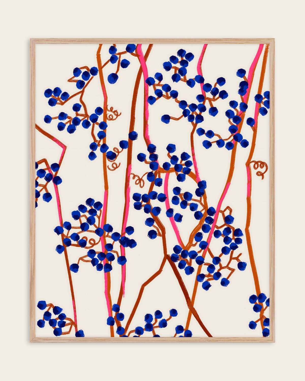 Berry Summer — Scandinavian wall art print
