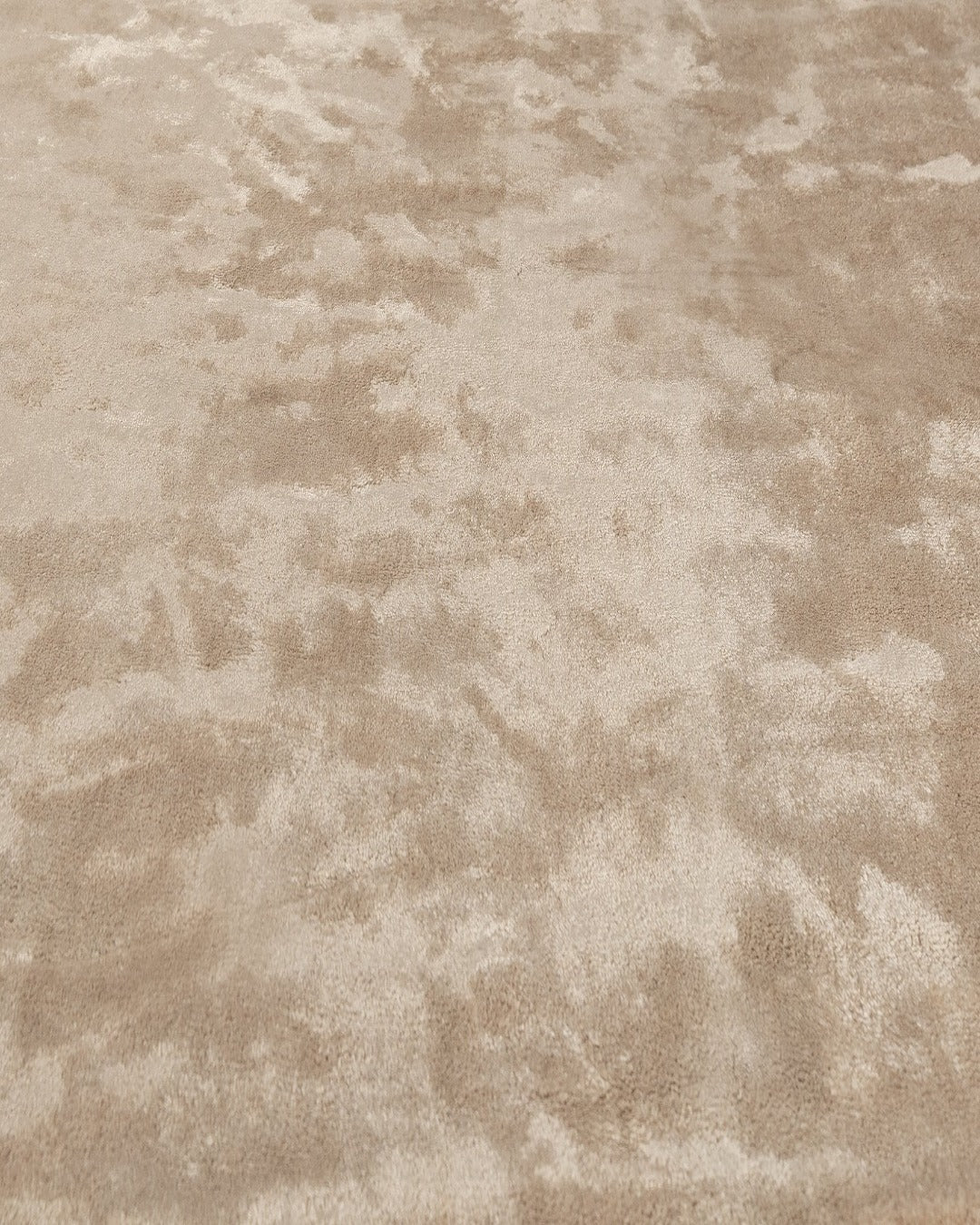 Abstract Rug in Clay | Bamboo Silk