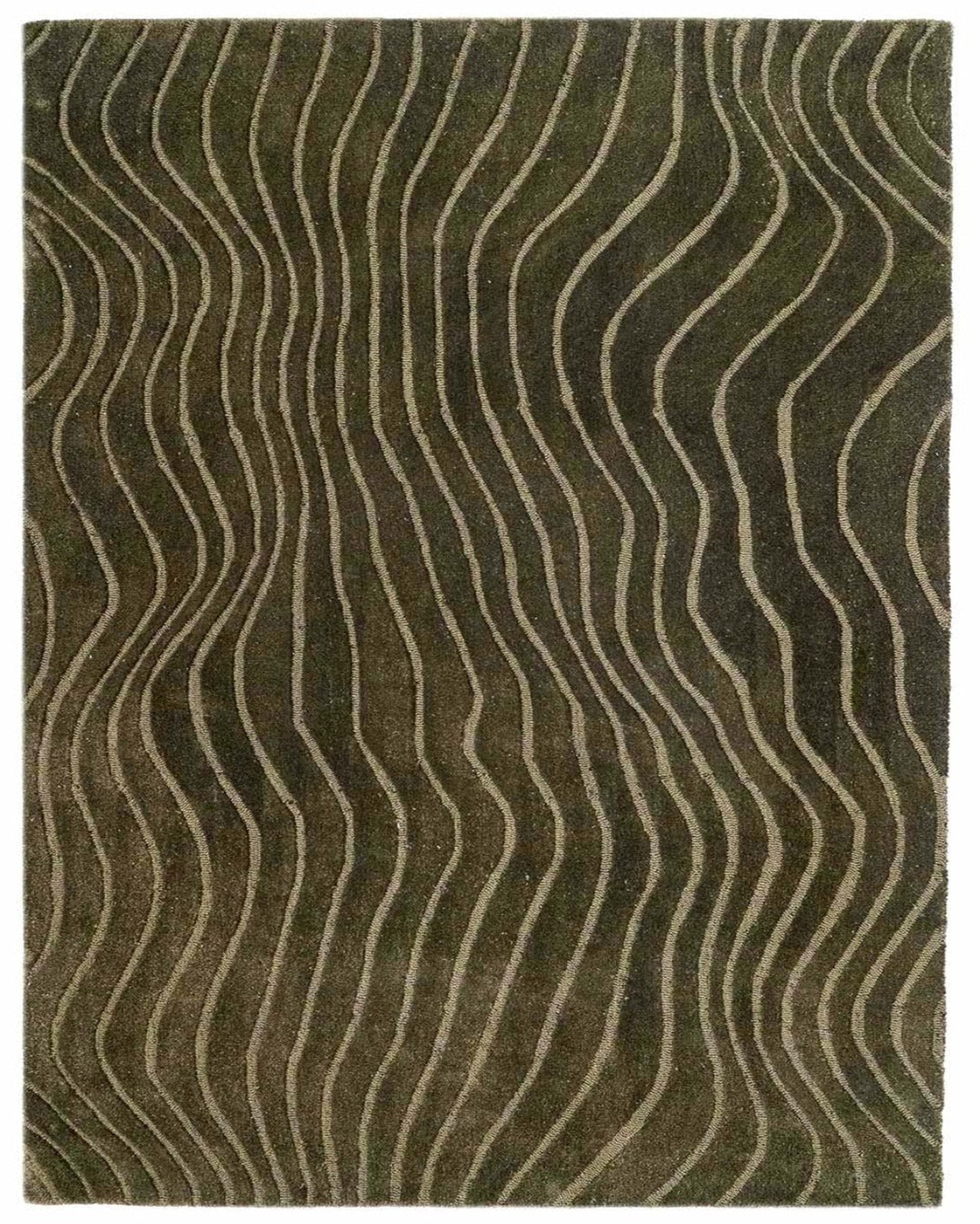 Moss Wool Rug | Popyuli