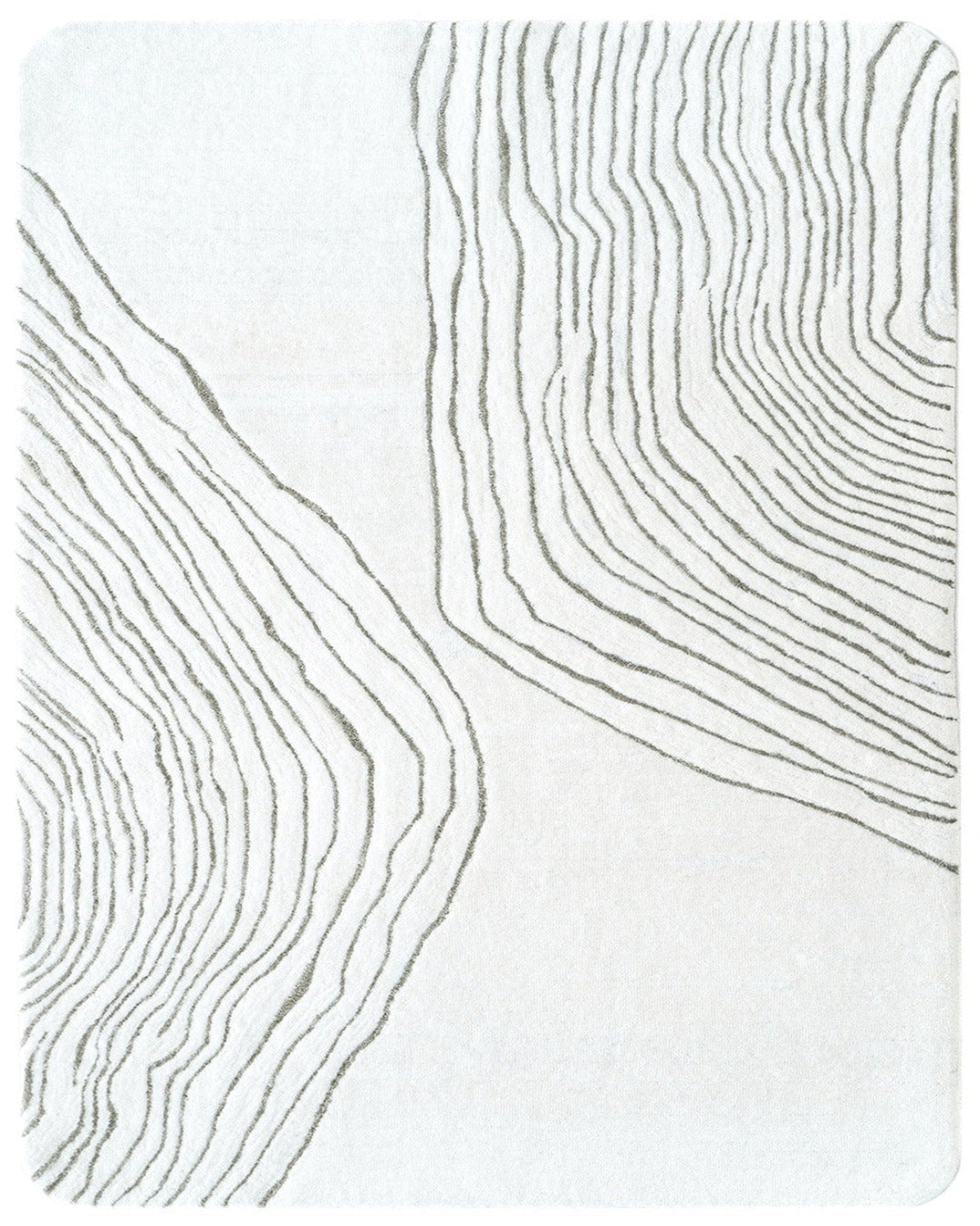Trickle Wool & Silk Rug | Popyuli