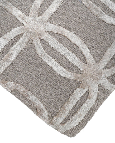 Urbane Hand-Tufted Wool & Silk Rug