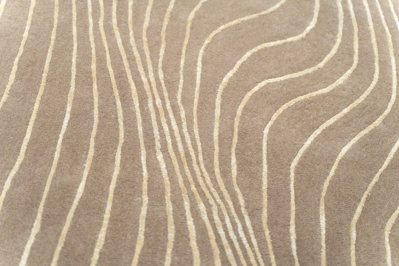 Crinkle Wool & Silk Rug | Popyuli
