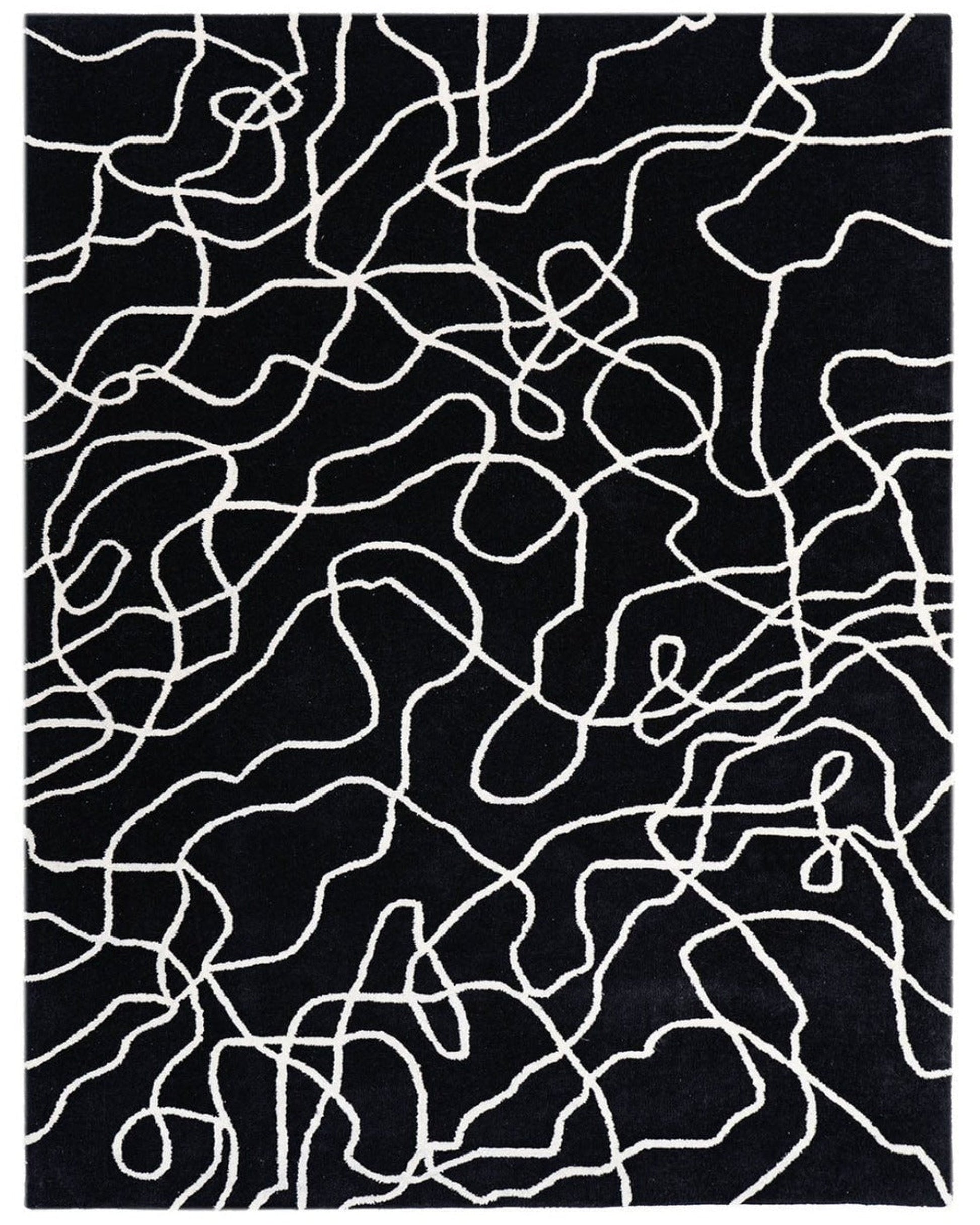 Turmoil Wool Rug | Popyuli
