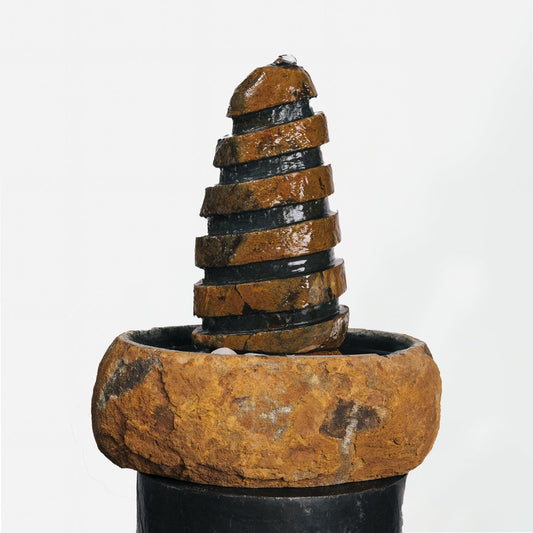 Spiral Boulder Fountain