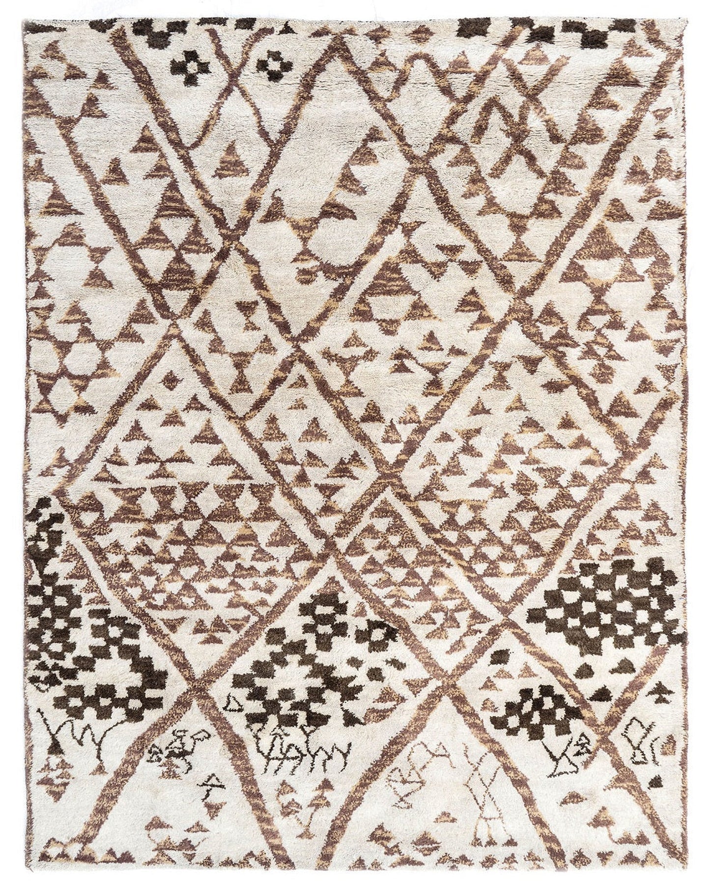 Pearl Fold Wool Rug | Popyuli