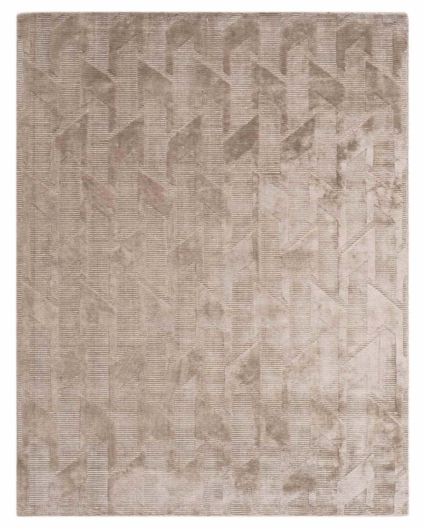Somber Wool & Silk Rug | Popyuli