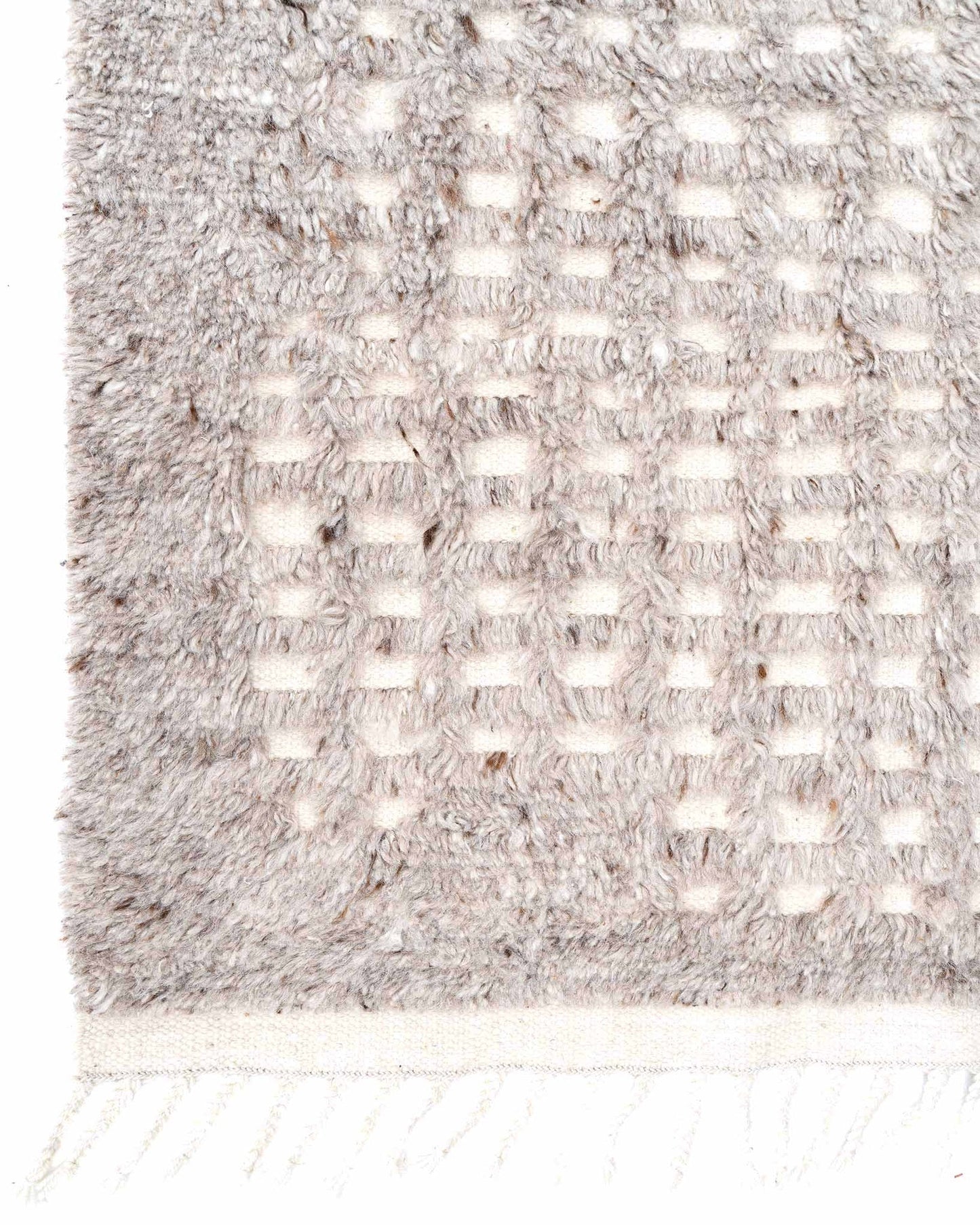 Fawn Hand-Knotted Wool Rug | Popyuli