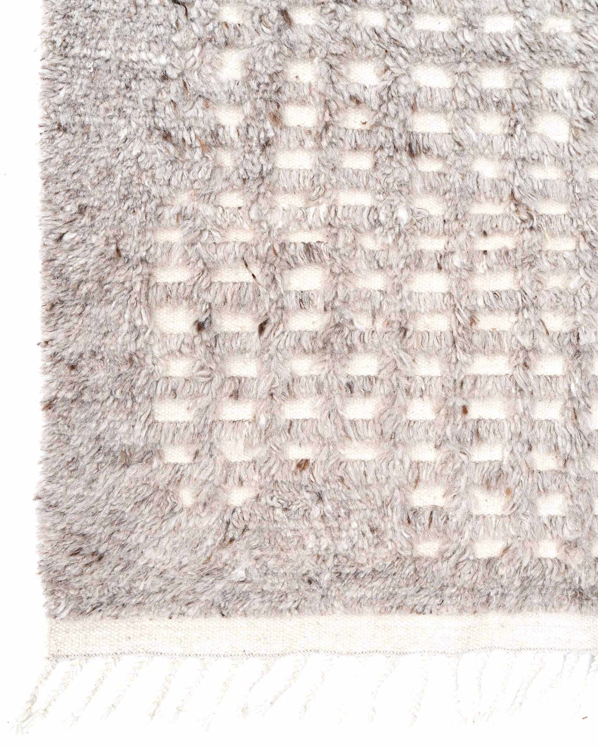 Fawn Hand-Knotted Wool Rug | Popyuli