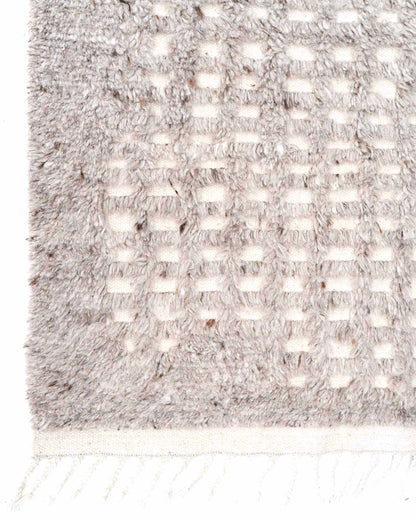 Fawn Hand-Knotted Wool Rug | Popyuli