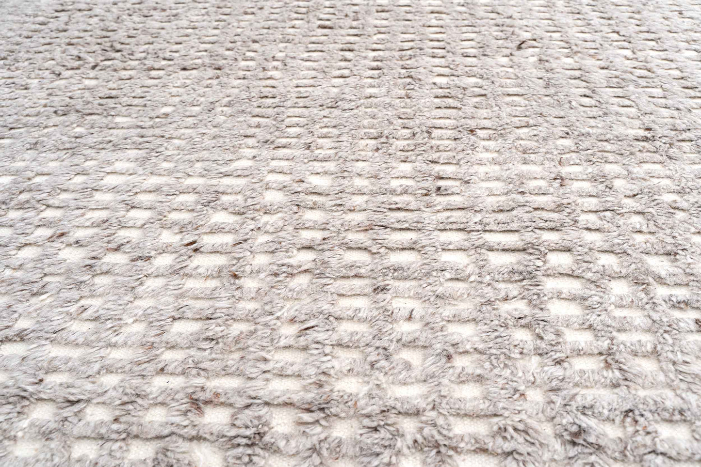 Fawn Hand-Knotted Wool Rug | Popyuli