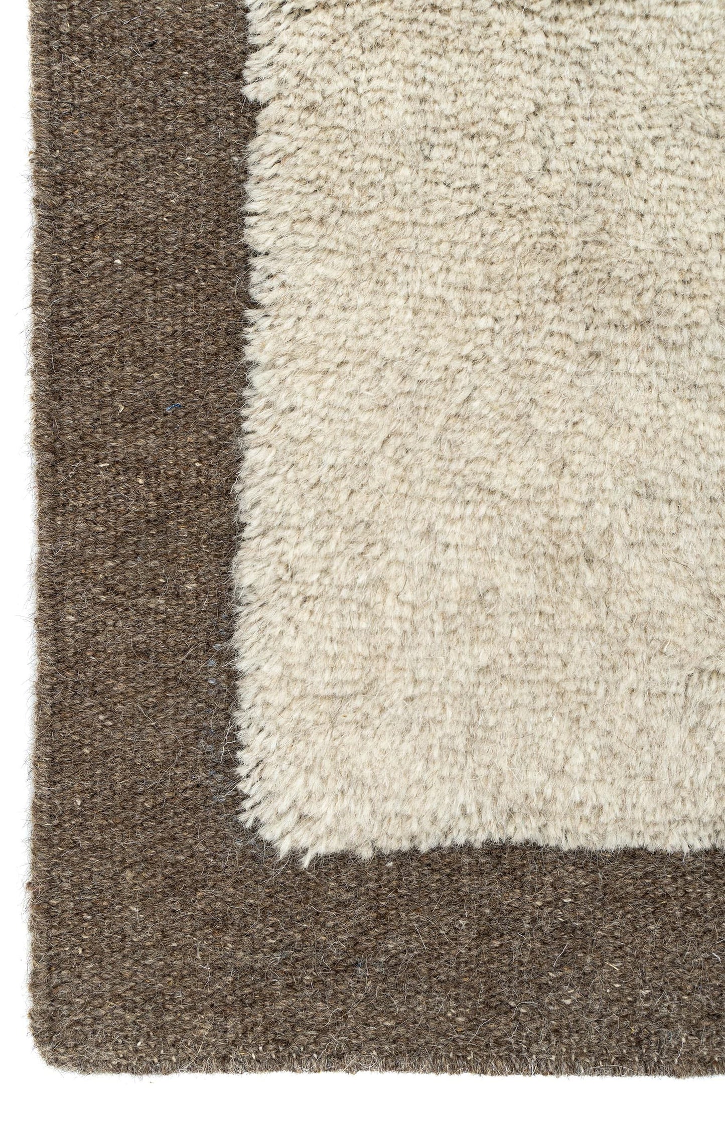 Burnt Sienna Wool Rug | Popyuli