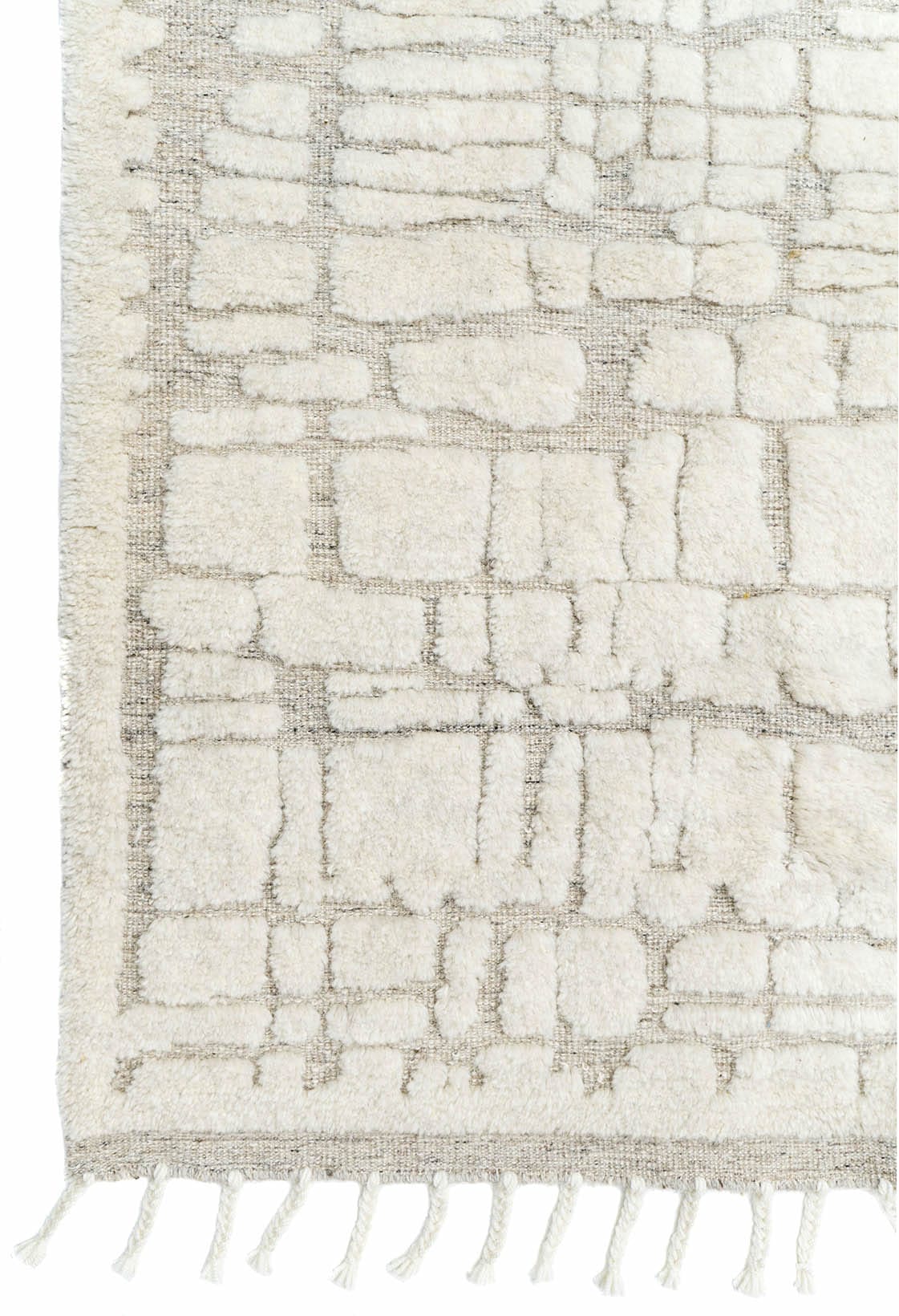 Fern Hand Knotted Wool Rug | Popyuli