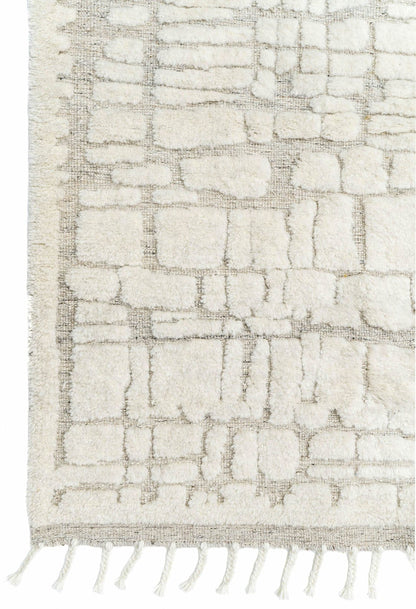 Fern Hand Knotted Wool Rug | Popyuli