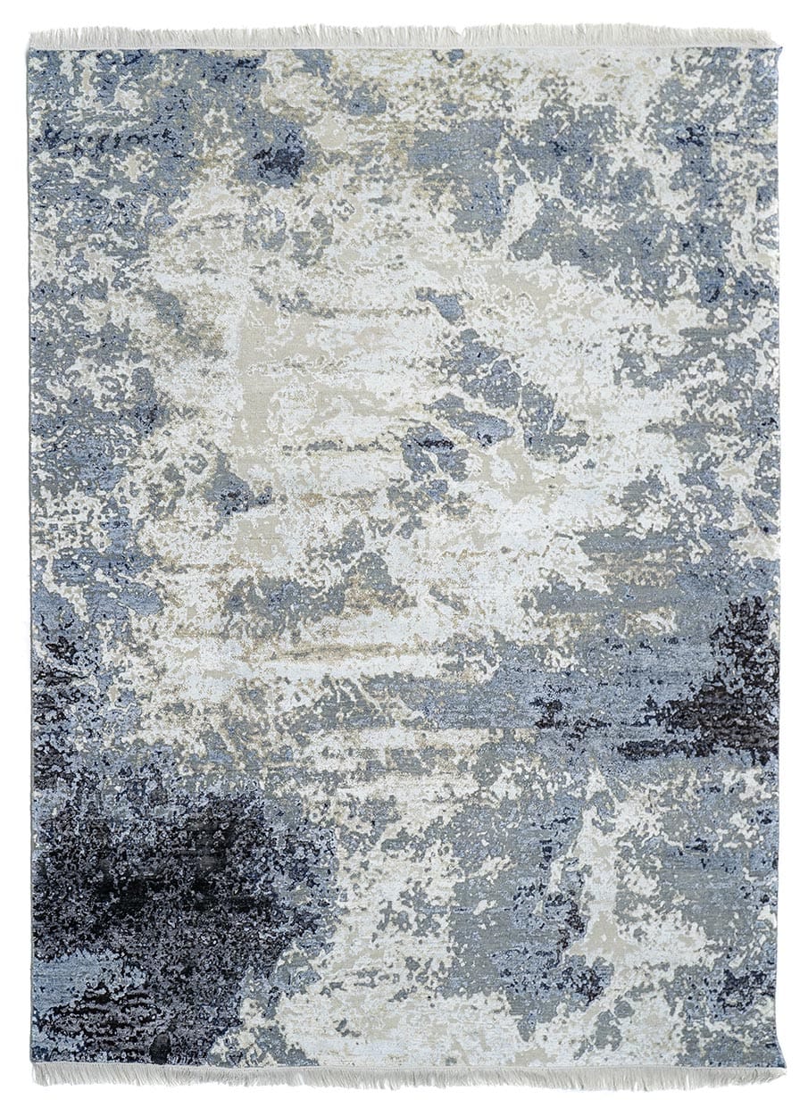 Pagina Hand Knotted Wool & Silk Rug | Popyuli