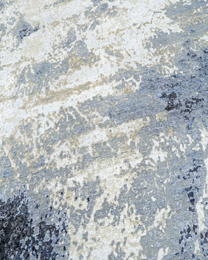 Pagina Hand Knotted Wool & Silk Rug | Popyuli