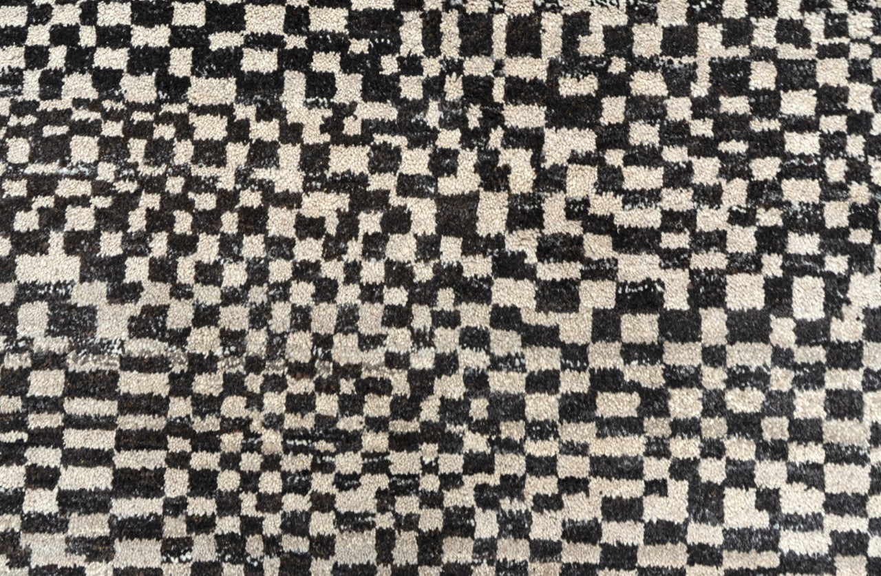 Cast Hand Knotted Wool Rug