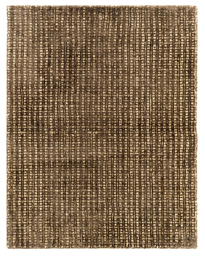 Meraki Jute & Silk Rug / Chocolate | Popyuli