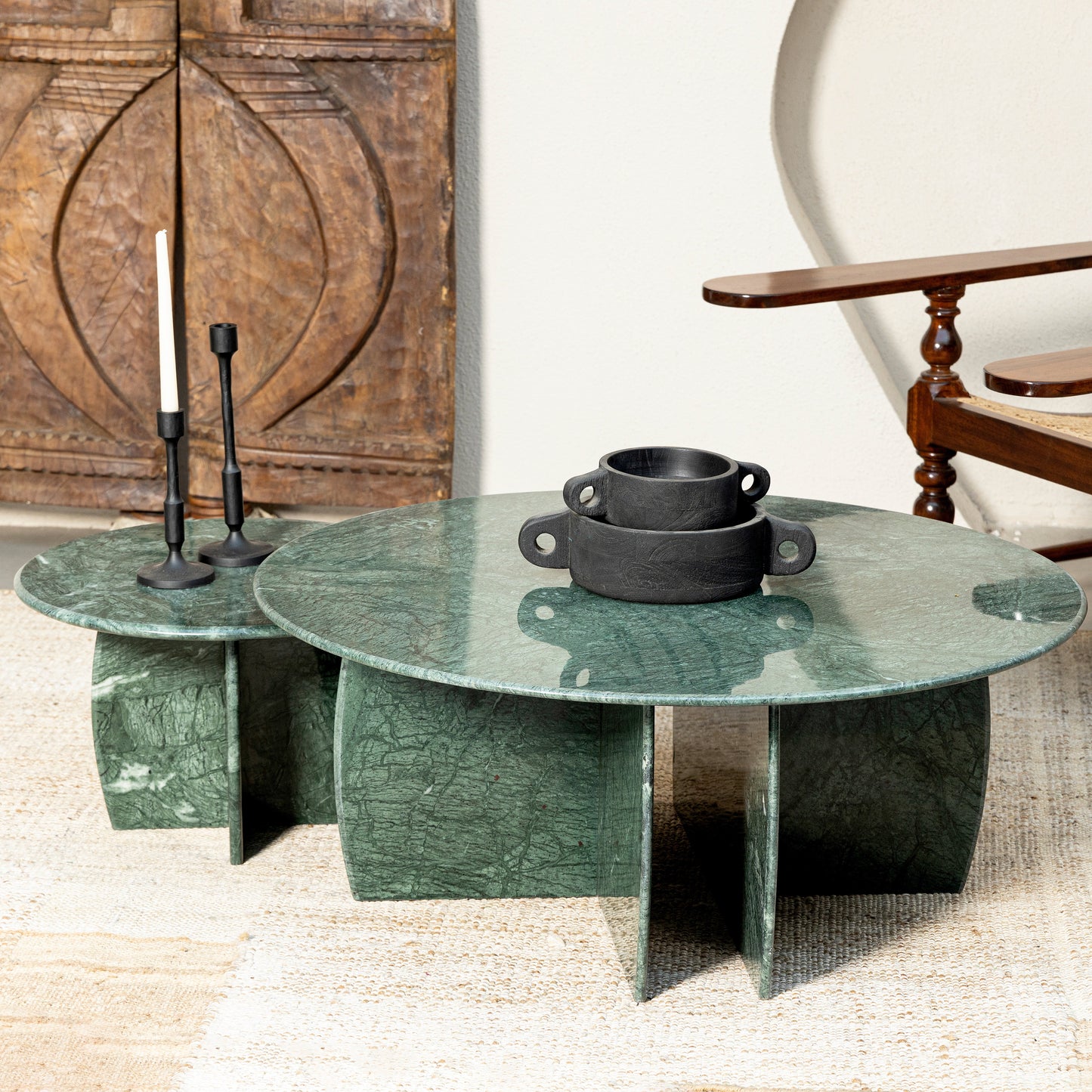 Raio Short Table - Jade