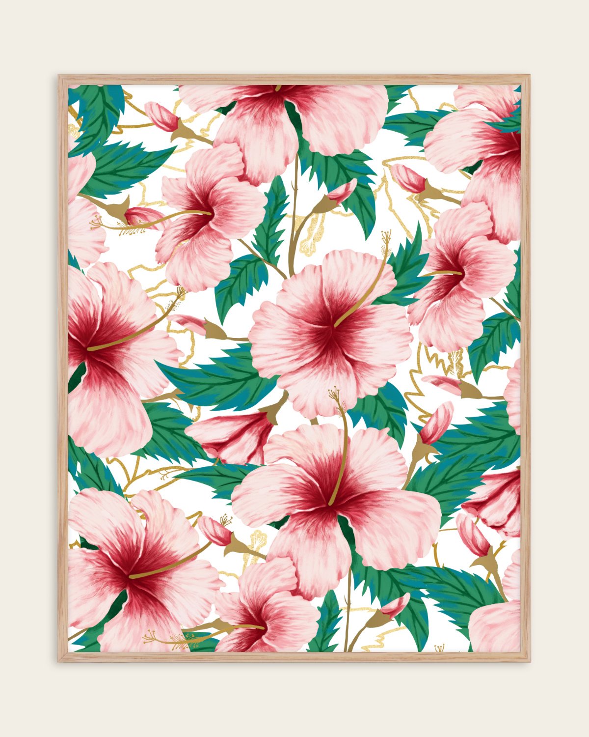 Entice — Pastel — Botanical wall art print