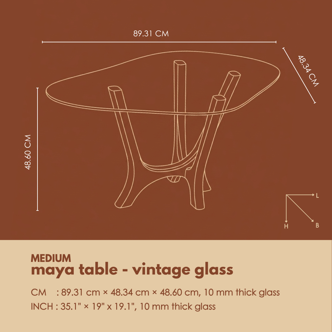 Maya Coffee Table — Vintage Glass