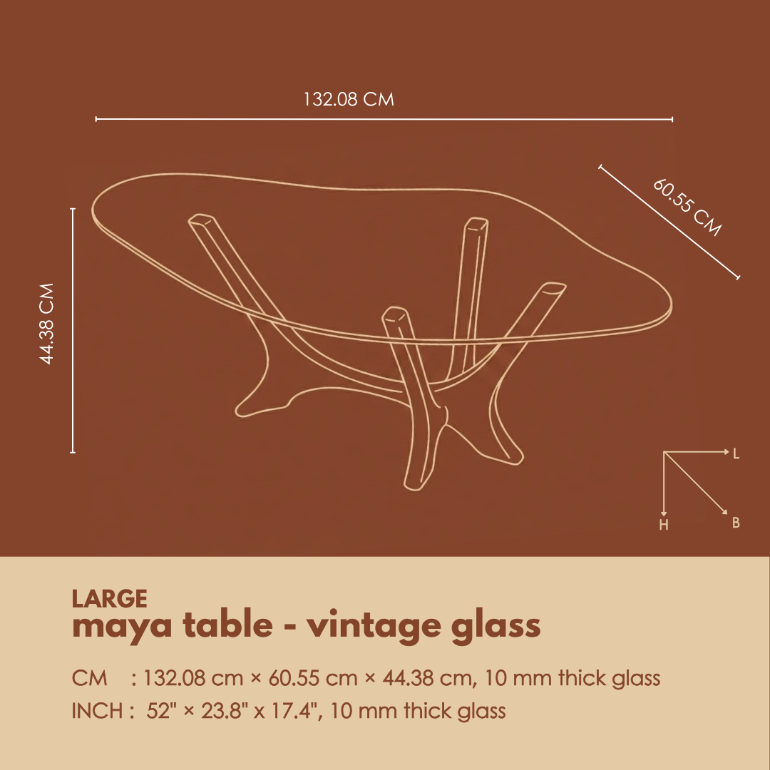 Maya Coffee Table — Vintage Glass