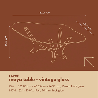 Maya Coffee Table — Vintage Glass