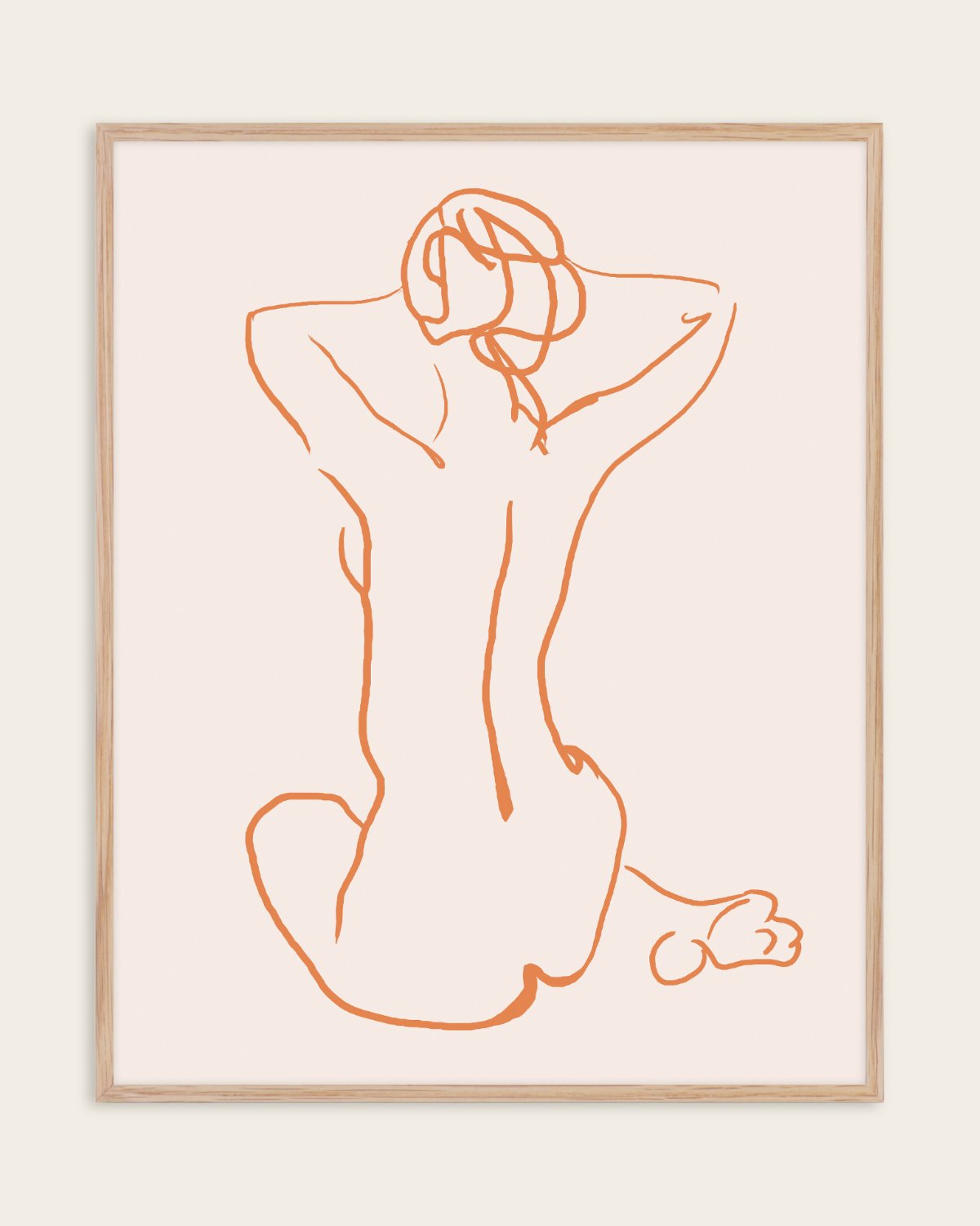 Femina — Line Art — Figurative wall art print