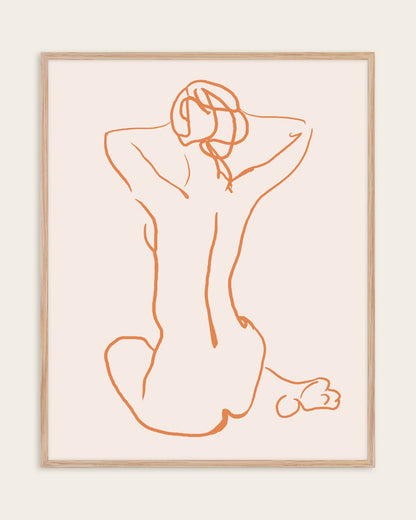 Femina — Line Art — Figurative wall art print