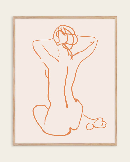 Femina — Line Art — Figurative wall art print