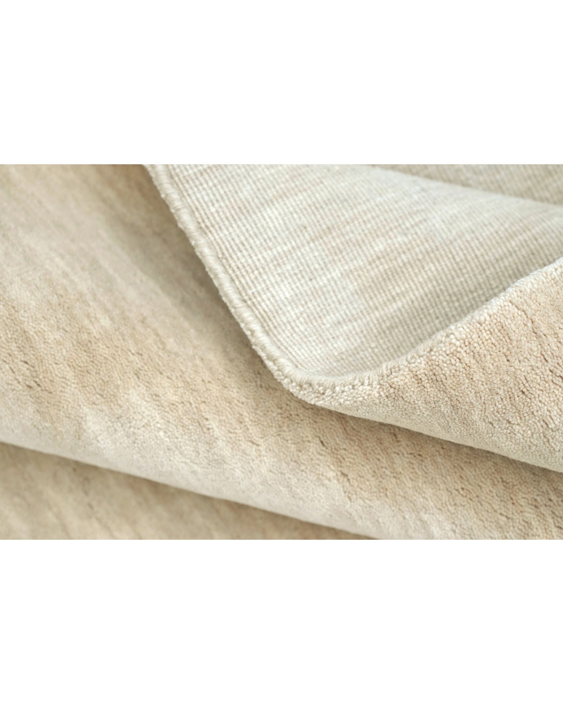 Grain Wool Rug / Flax | Popyuli