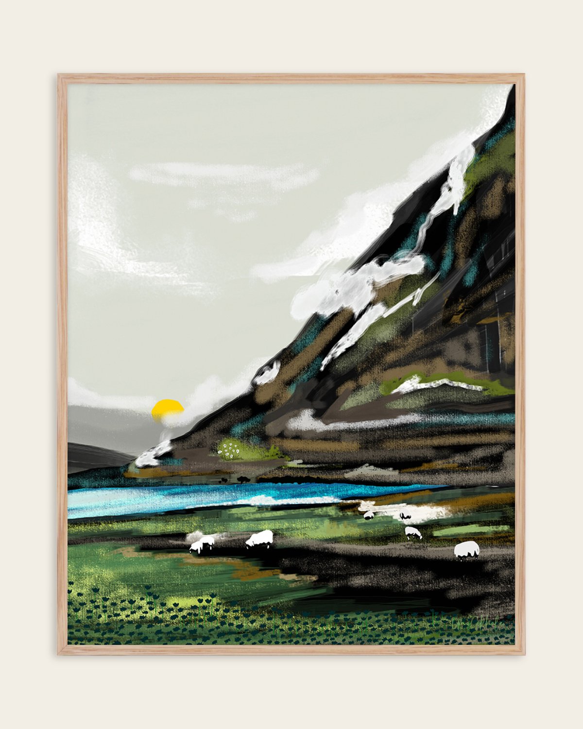 Graze — Landscape wall art print